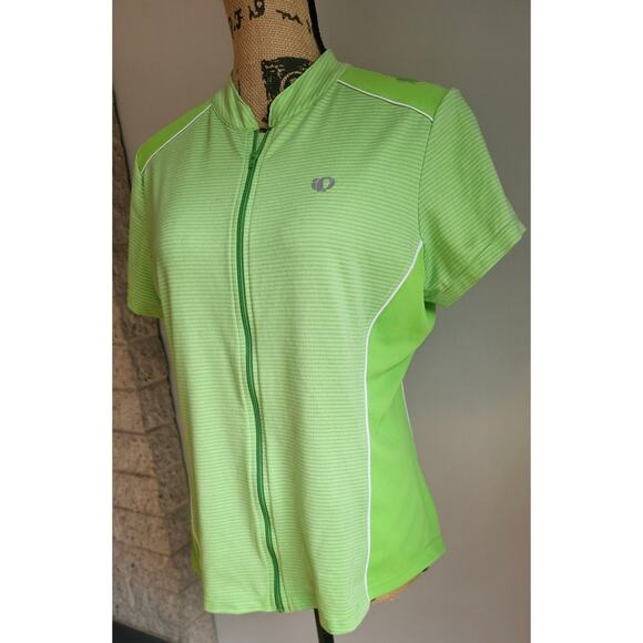 Pearl Izumi Full Zip Short Sleeve Bicycling Top Jersey 3 Rear Pockets Sz XL - Picture 3 of 11